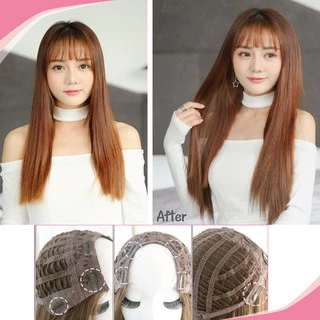 BELLE ฮาฟวิก ตัวยู U ผมตรงสวย ปลายวี สไตล์เกาหลี ยาว 60cm หนาสุด 280g (พร้อมส่ง) ใส่เนียน ไร้รอยต่อ