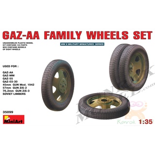 MI35099 GAZ-AA FAMILY WHEELS SET 1/35