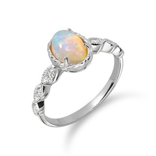 Mizuchol แหวนพลอย Opal TIARA OF HOPE RING