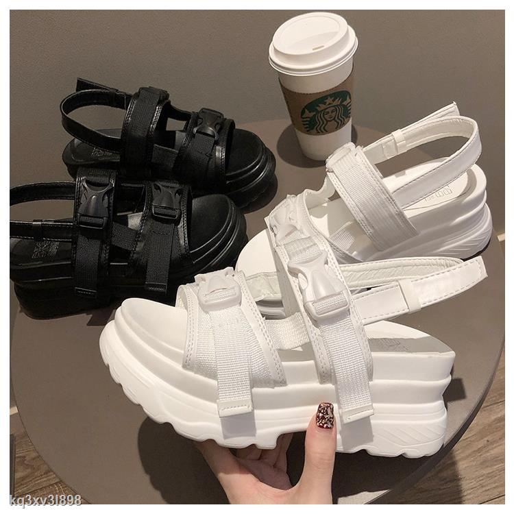 ❥รองเท้ารัดส้น ไซส์35-43(ขาว,ดำ)ส้นสูง8cm/3.2นิ้ว พรีออเดอร์  (TB211)