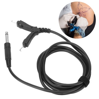 [ลดล้างสต๊อก]Master Sculptor Silicone Soft Tattoo Clip Cord 6.35mm Jack Connect Hook Line for Machine