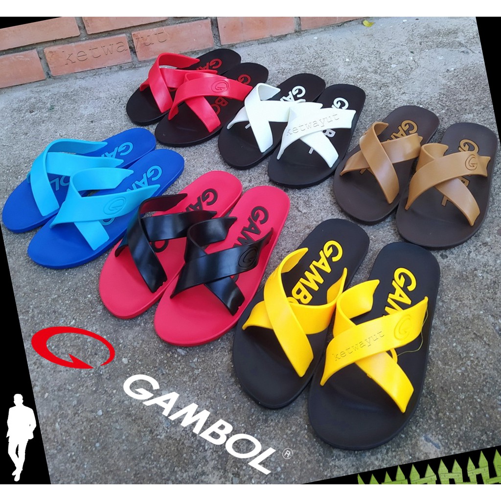 รองเท้าแตะผู้ชาย หูหนีบ Gambol 12115