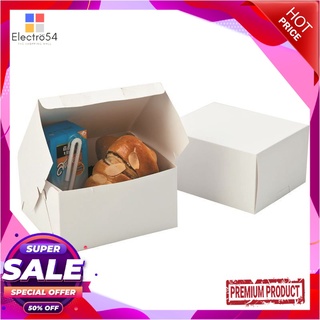 เอโร่ สแน็คบ็อกซ์ สีขาว 12x14x7.5 ซม. แพ็ค 24 ใบaro Snack Box Size 12x14x7.5 cm, Pack 24 pcs