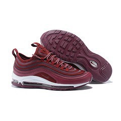 [Nelly]Authentic NIKE AIR MAX 97 Men and Women Running Sport Sneaker Shoes red