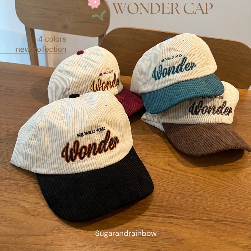 FINAL CLEARANCE Wonder cap หมวกแก๊ปสายเกา งานดีงานคิ้วท์มากๆค่า