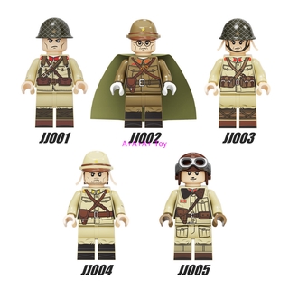  ของเล่นตัวต่อทหาร Jj001-005 World War Ii