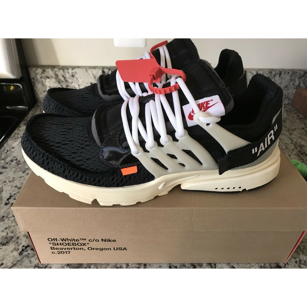 3colors Ready Stock Nike Off White X Air Presto The Ten Virgin Abloh Black White Shopee Thailand