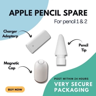 Ankndo Pencil Accessories cap , nib , adapter อะแดปเตอร์ ชาร์จไฟ หัว ปลาย ปากกา สำหรับ ปากกาไอแพด ไอแพดแอร์ pencil
