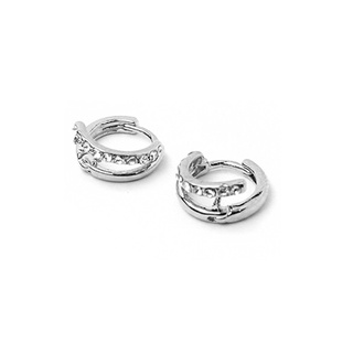 ต่างหู Mini Cubic Hoop Earring [ENGBROX]