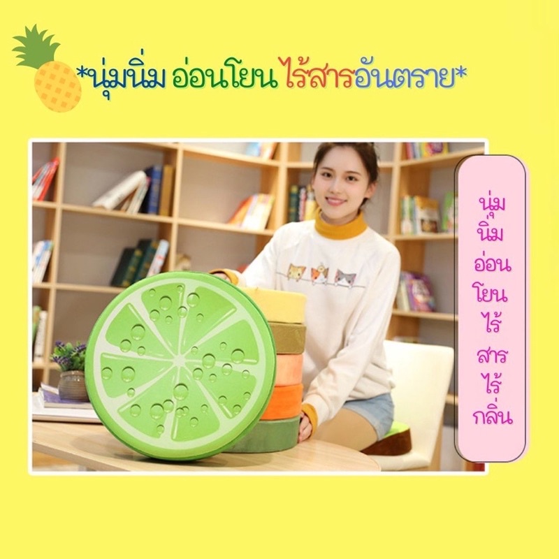 DUDEE เบาะรองนั่งลายน่ารัก เบาะกำมะหยี่หนานุ่มน่านั่ง ไม่หดตัว ใช้สำหรับรองนั่งบนเก้าอี้ บนพื้น - รูปที่ 2