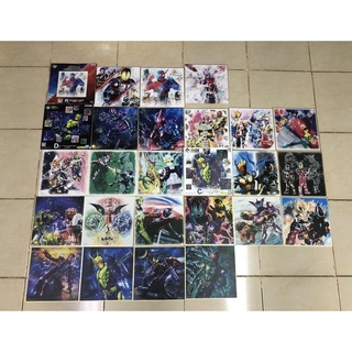 แผ่นภาพ A work of kamen rider งาน ichiban kuji รางวัล B,C,Dvol.1