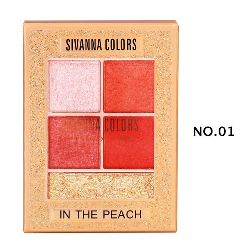 SIVANNA COLORS PEACH PRO EYESHADOWS HF6031