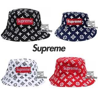 หมวกSupreme Bucket บักเก็ตสุพรีม งานปักและสกรีน คุณภาพ (ส่งจากไทย)