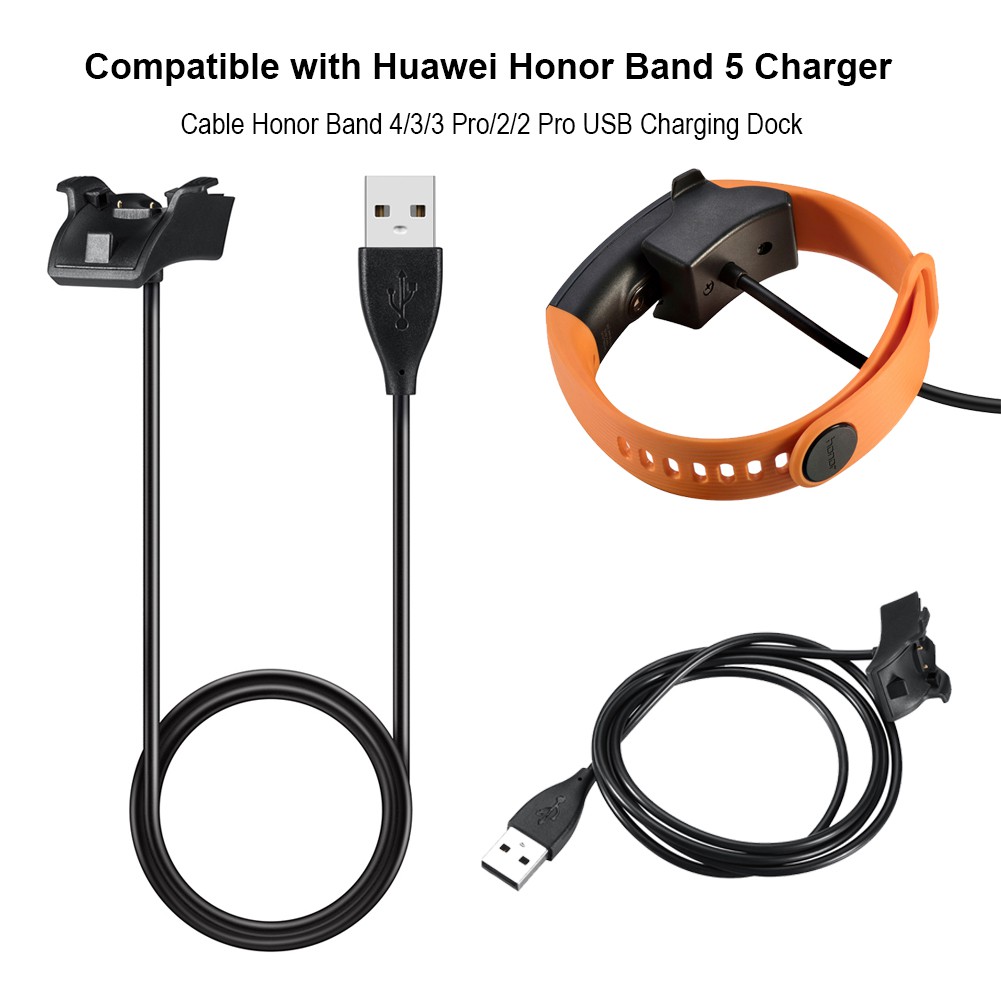สายชาร์จ USB สำหรับ Huawei Honor Band 5 4 3 ฟุต