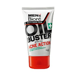 MENS Biore Oil Buster Acne Action(100 g) เมน บิโอเร ออย บัสเตอร์ แอคเน่ แอคชั่น