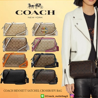 COACH BENNETT CROSSBODY IN SIGNATURE CANVAS