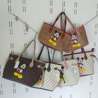 (3)♣พร้อมส่ง♦กระเป๋าสะพาย กระเป๋าช็อปปิ้ง ลายการ์ตูน