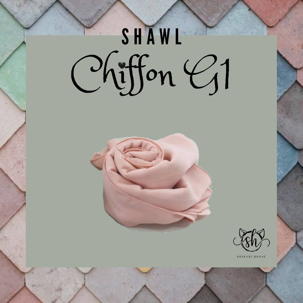 [SHIRAZI] THE BASIC SHAWL | SHAWL CHIFFON