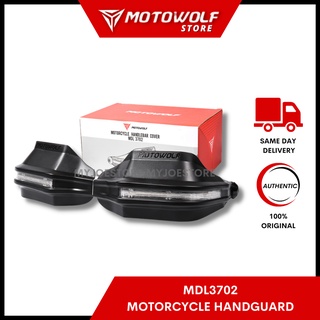 Motowolf MDL3702 การ์ดป้องกันไฟ Led สําหรับรถจักรยานยนต์ จักรยาน