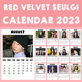 ❗พร้อมส่ง❗ 🍰 ปฏิทิน RED VELVET SEULGI 2566 2023 ขนาด 2x3 นิ้ว 🍰