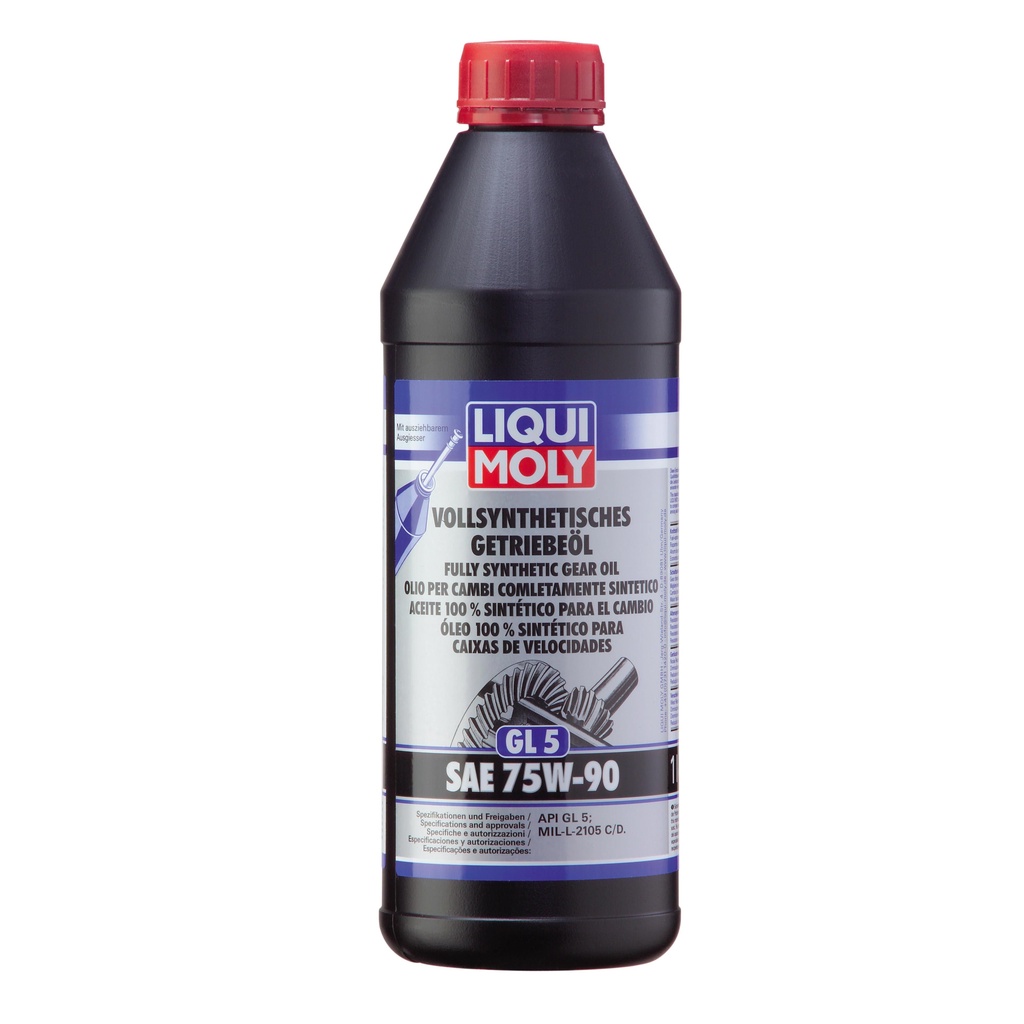 [AMR4CT 1000ลด130] น้ำมันเกียร์ ธรรมดา Liqui Moly 75W90 GL5 (1ลิตร)