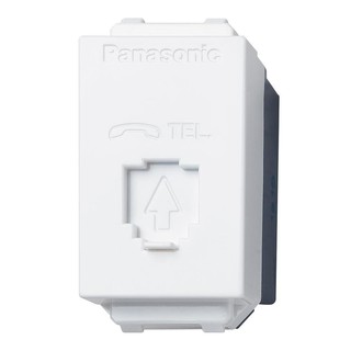 เต้ารับโทรศัพท์ PANASONIC WEGN 2166 6P/6C สีขาว TELEPHONE SOCKETS PANASONIC WEGN 2166 6P/6C WHITE