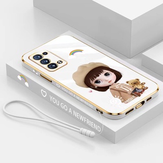 เคสโทรศัพท์ Samsung Note 20 Ultra Note 10 LITE A81 Note 20 Plus J7 pirme J6p J6+ J6p 2018 J4p J4+ J4 prime J2p J2 ACE A72 4g 5g A7 2018 J7 pro ขอบตรง 90° girl ชุบเคสโทรศัพท์