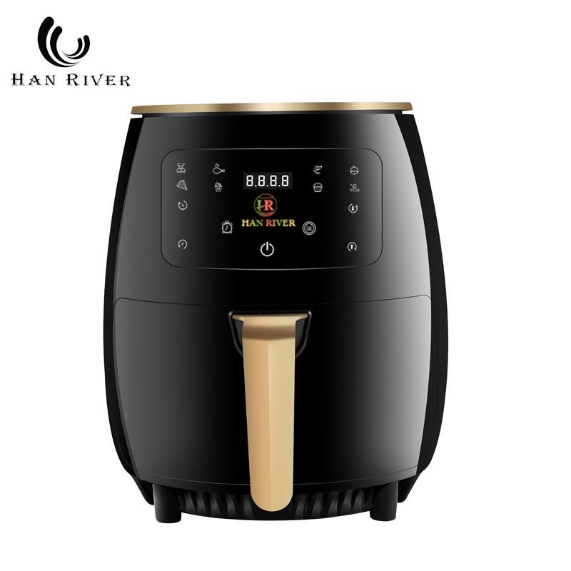 หม้อทอดไร้น้ำมัน HAN RIVER HRAF02BK  1200W หม้อทอด air fryer ความจุขนาดใหญ่ 4.5L หม้อทอดไฟฟ้า