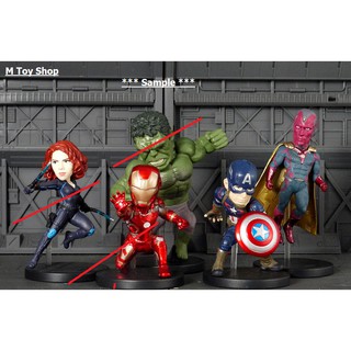 ฟิกเกอร์แท้ JP  มือ1 Banpresto WCF Marvell Avengers Hulk , Vision ,  Captain America