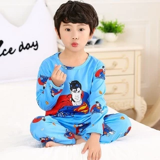 ลด10% โค้ด DDXDECW4 ชุดนอนเด็กแขนยาวลายการ์ตูน ชุดนอนเด็กราคาดี95cm-135cm นื้อผ้าลื่นใส่สบาย พร้อมส้งจากไทย