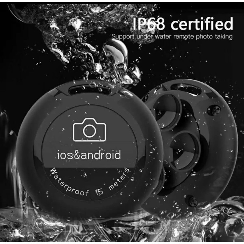 รีโมทชัตเตอร์ ShellBox รีโมทสำหรับกดถ่าย VDO และถ่ายรูป ใต้น้ำ กันน้ำ IP68