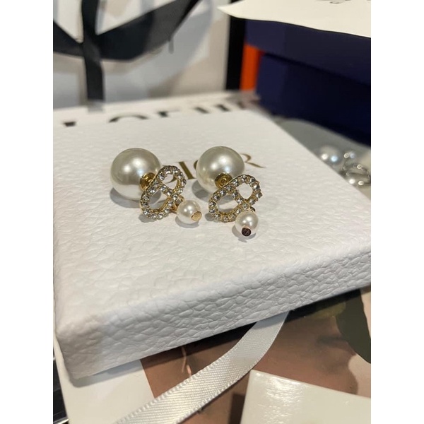 พร้อมส่ง‼️ต่างหูแฟชั่น ต่างหูCD ต่างหูไข่มุก ต่างหูดิออร์