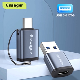 Essager อะแดปเตอร์แปลง USB 3.0 type-c OTG type c USB c ตัวผู้ เป็น USB ตัวเมีย USBC OTG type c