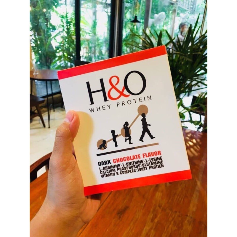 ผลิตภัณฑ์อาหารเสริม H&O เวย์โปรตีน เพิ่มความสูง เสริมสร้างกระดูกและกล้ามเนื้อ