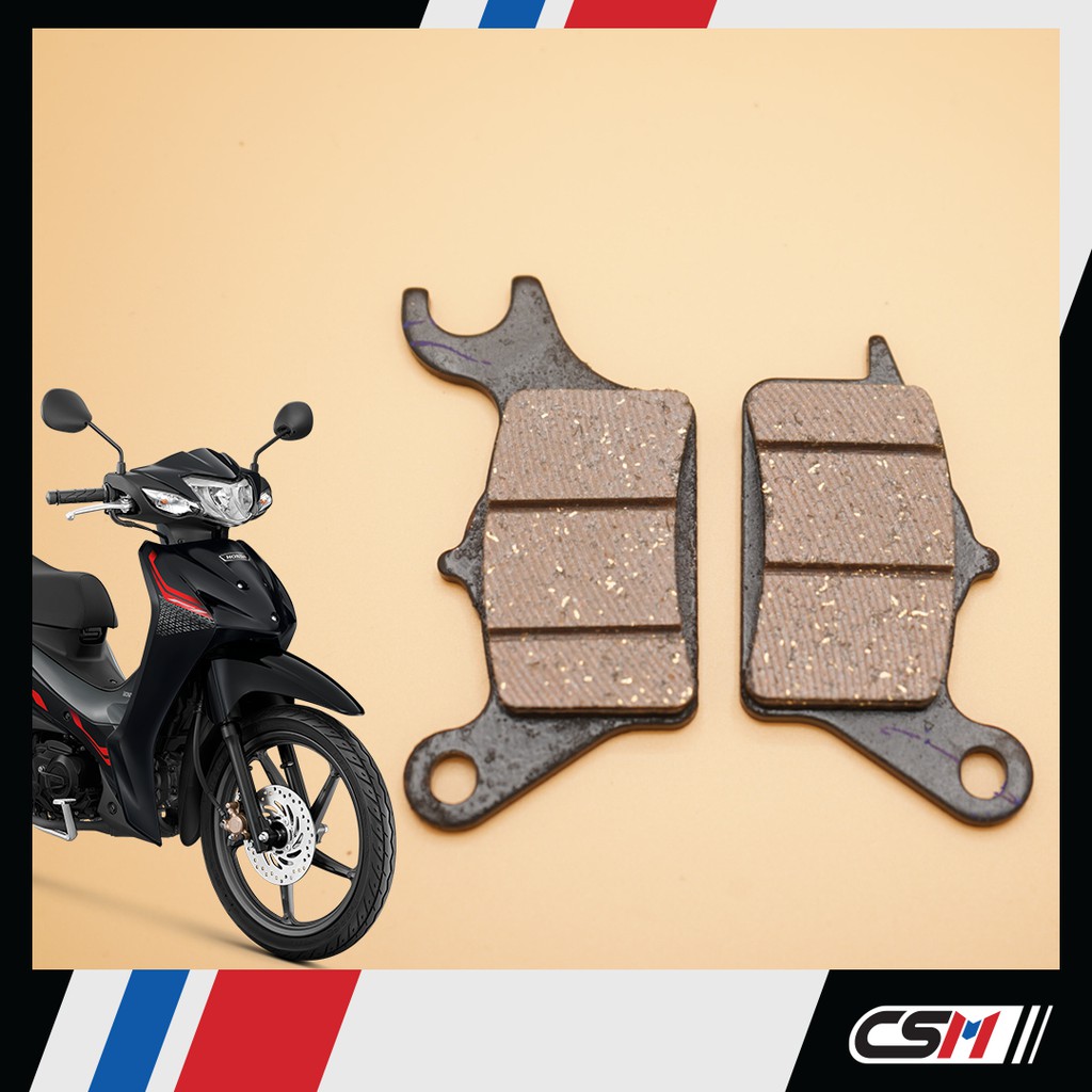 ผ้าเบรคหน้าWAVE110i ทุกรุ่น, WAVE125i ปลาวาฬ (รับประกันสินค้าแท้ 100% ) 06455-KWB-601/06455-KPH-952