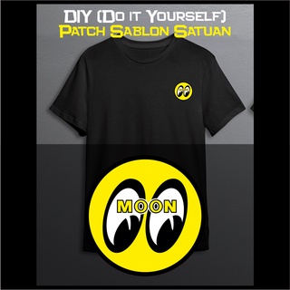 Mooneyes สติกเกอร์ พิมพ์ลาย PATCH สกรีนเสื้อ DIY แฟชั่น อุปกรณ์เสริม เสื้อยืดผู้ชาย