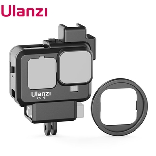 Ulanzi G9-4 ฝาครอบกล้องน้ําหนักเบาสําหรับ Gopro Hero 9 สีดํา