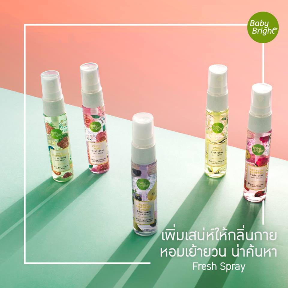 Baby Bright สเปรย์น้ำหอม【กลิ่นหอมหวาน ดอกไม้&ผลไม้】Fresh รูปที่ 4