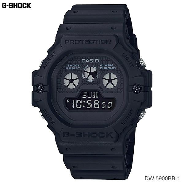 Casio G-Shock นาฬิกาข้อมือผู้ชาย สายเรซิ่น รุ่น DW-5900 DW-5900BB-1DR