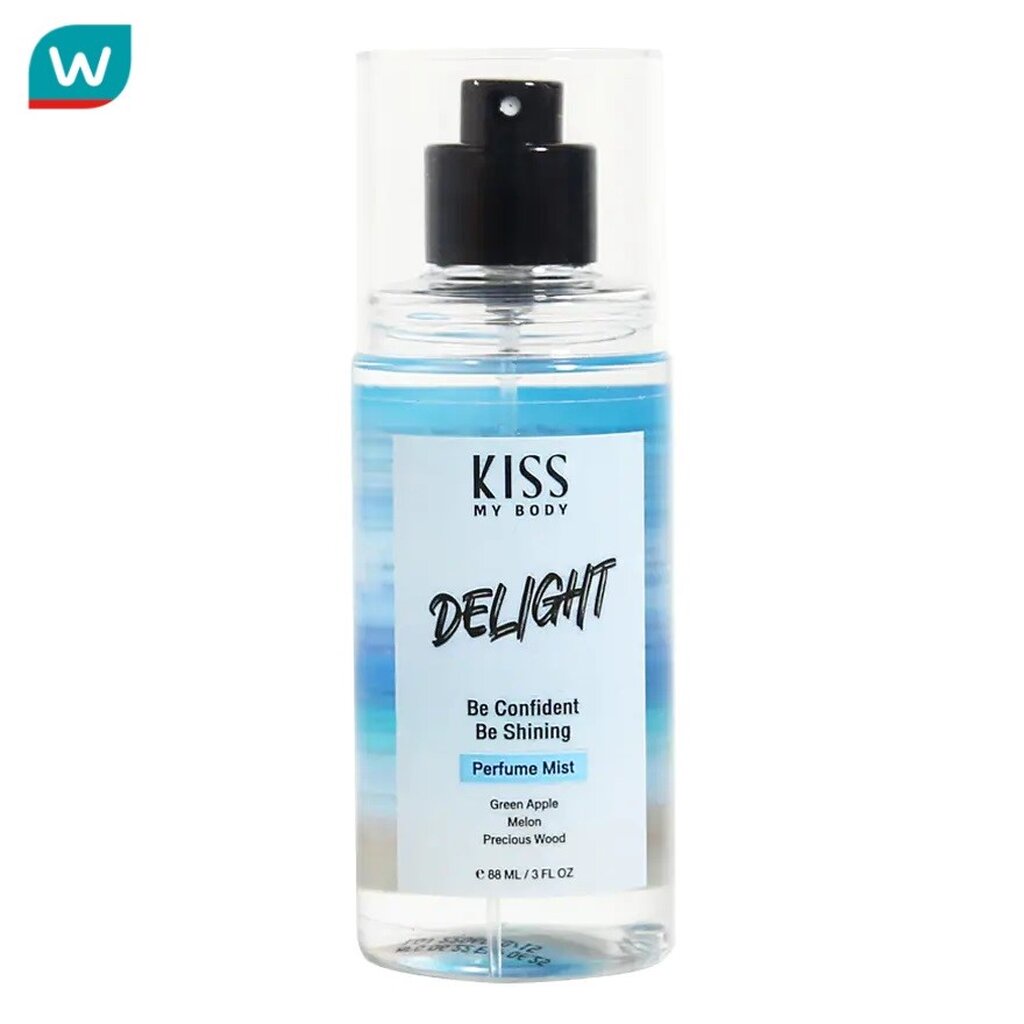 Kiss My Body คิส มาย บอดี้ เพอร์ฟูม มิสต์ ดีไลท์ 88 มล. น้ำหอม สเปรย์น้ำหอม