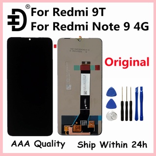 6.53&amp;quot; Original For Xiaomi Redmi 9T 9 T LCD Screen Display Touch Screen Digitizer Frame For Xiaomi Redmi Note 9 4G L