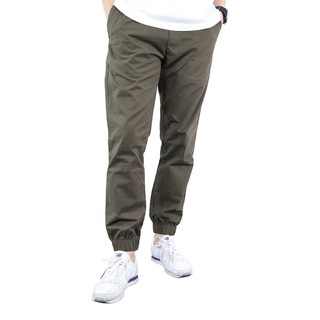 Bovy Olive Pants - กางเกงขาจั้มสีเขียวขี้ม้า รุ่น7038- 08