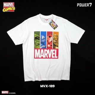 Power 7 Shop เสื้อยืดการ์ตูน ลาย ลิขสิทธ์แท้ MARVEL COMICS  T-SHIRTS (MVX-189)