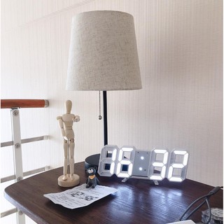 【พร้อมส่ง】3D LED Clock นาฬิกาอิเล็กทรอนิกส์เรืองแสง นาฬิกาปลุก นาฬิกาติดผนัง นาฬิกาแขวน นาฬิกาดิจิตอล LED นาฬิกาตั้งโต๊ะ