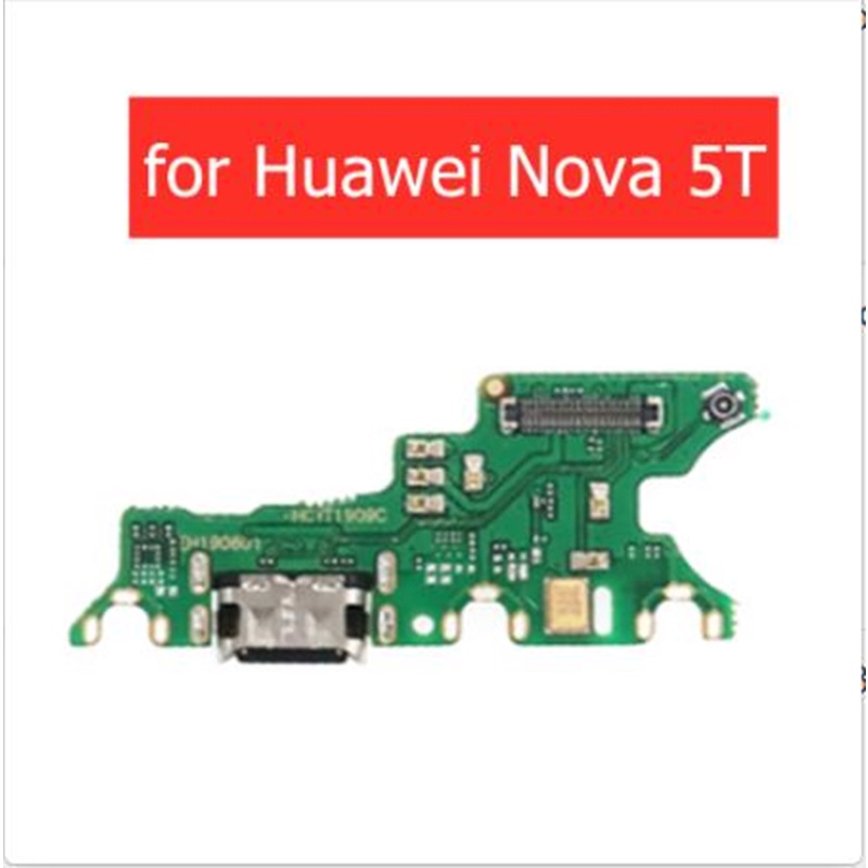พอร์ตชาร์จ USB PCB สายเคเบิลอ่อน สําหรับ Huawei Nova 5T Huawei Nova 5T