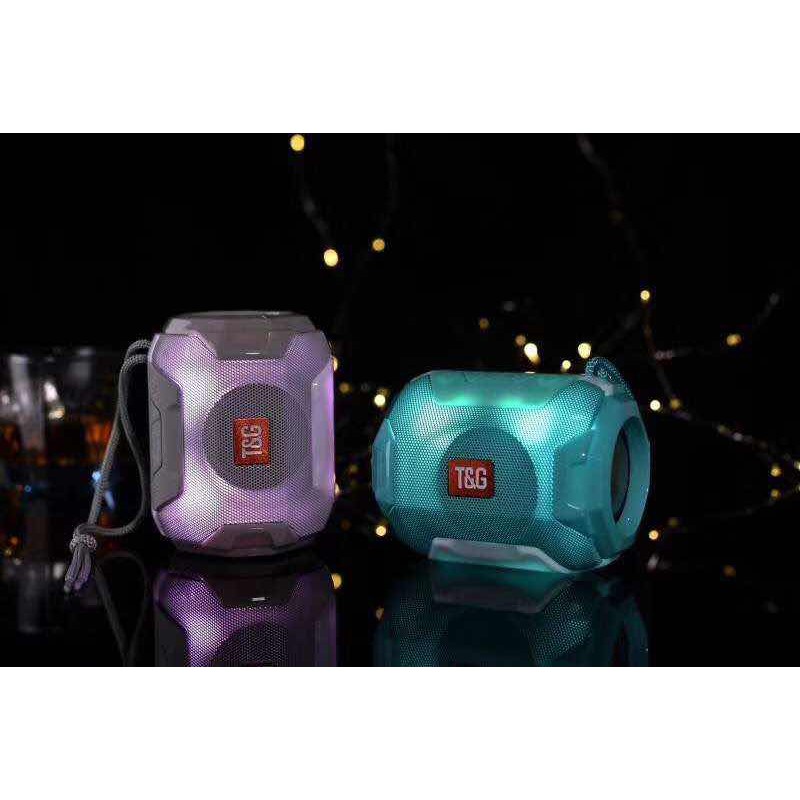 [รับประกัน 1 ปี] ลำโพงไร้สาย รุ่น TG-162 พร้อม LED ปรับไฟได้ รองรับวิทยุ FM เชื่อมต่อ Bluetooth 4.2