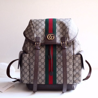 พรี GUCCI Ophidia 598140 กระเป๋าเป้ ผู้ชาย กระเป๋าแฟชั่น แบรนด์เนน กระเป๋าแฟชั่นหนังแท้