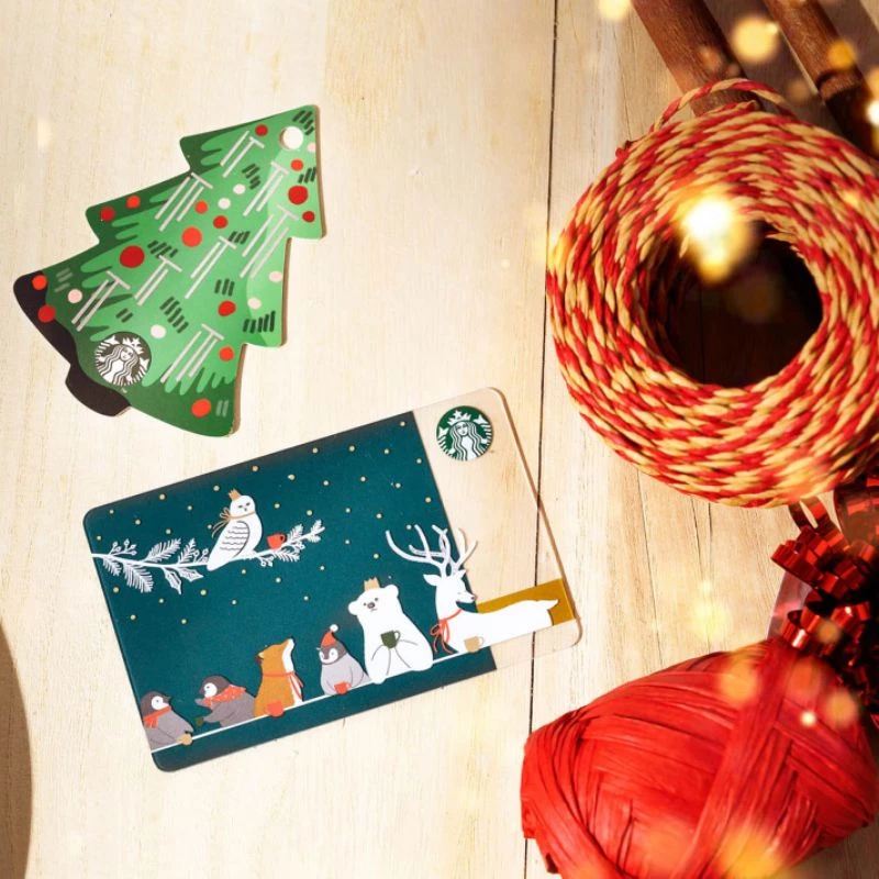 บัตรสตาร์บัค Starbucks ลายคริสต์มาส บัตรเปล่า thumbnail 5