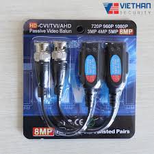 Balun AHD HDCVI HDTVI แจ็ควิดีโอ 8MP