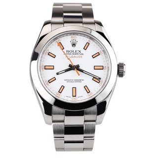 Rolex Milgauss Series นาฬิกาข้อมืออัตโนมัติ ระดับไฮเอนด์ 40 มม. สไตล์นักธุรกิจ สําหรับผู้ชาย